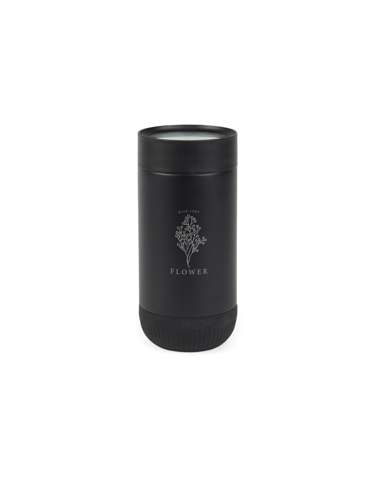 Mug Vinga Eris 350 ml acier recyclé RCS à bouton personnalisable