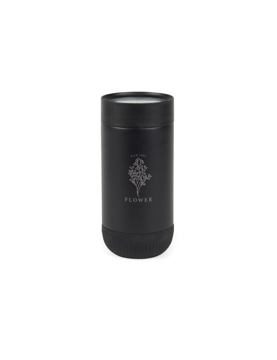 Mug Vinga Eris 350 ml acier recyclé RCS à bouton personnalisable