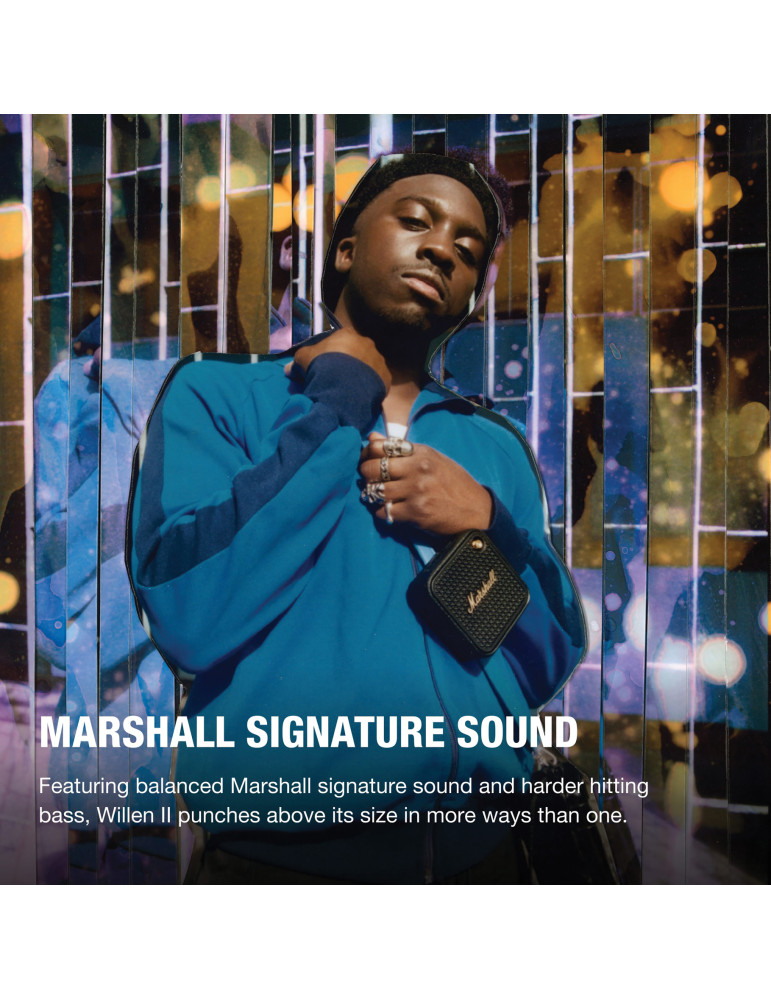 Enceinte Bluetooth Marshall Willen II IP67 personnalisable