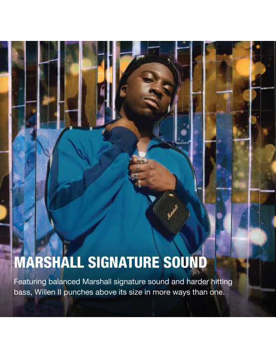 Enceinte Bluetooth Marshall Willen II IP67 personnalisable
