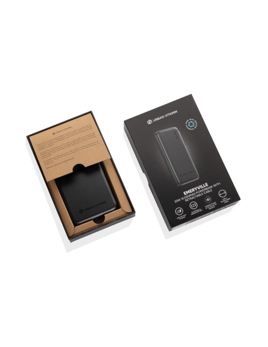 Batterie Emeryville Urban Vitamin 10 000 mAh 20 W personnalisable