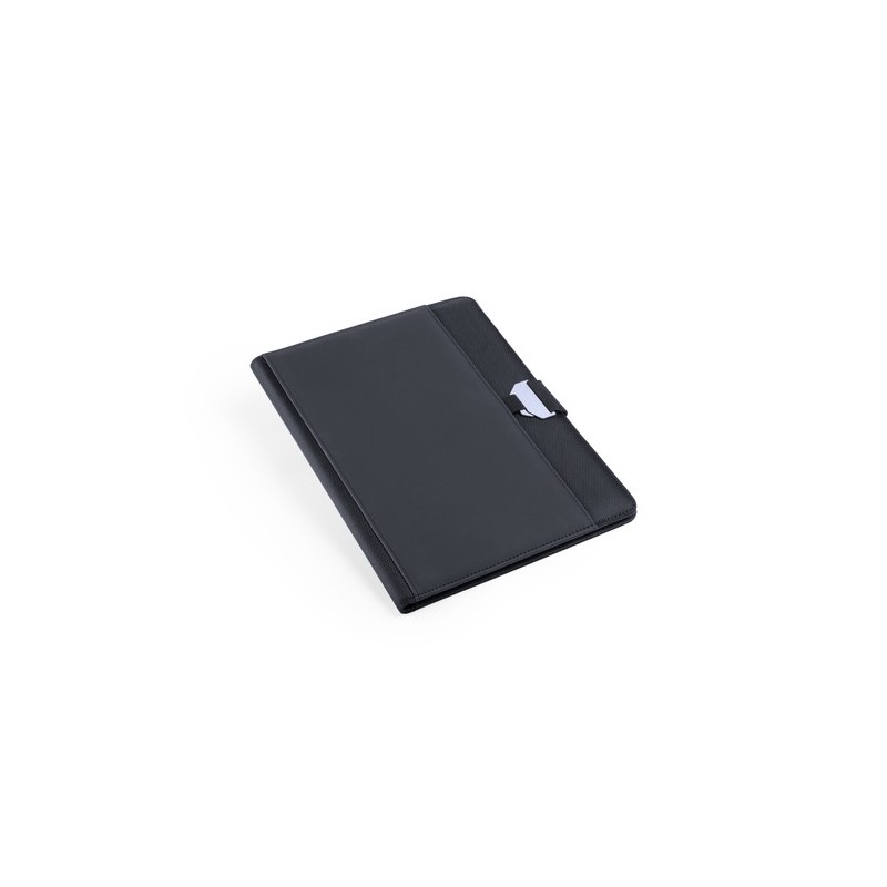 Porte-Documents Pratique Personnalisé - Bretux, Cadeau d'Entreprise Matières : polyester Couleurs : noir