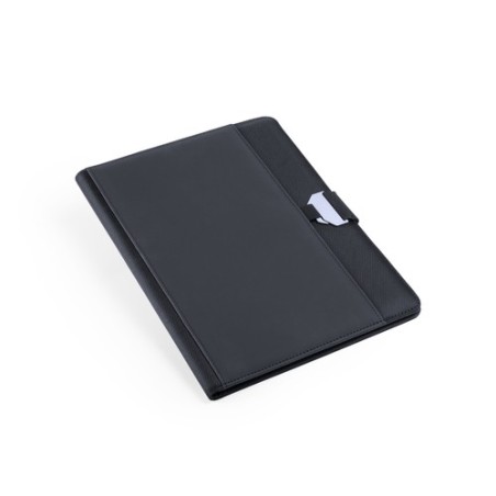 Porte-Documents Pratique Personnalisé - Bretux, Cadeau d'Entreprise Matières : polyester Couleurs : noir
