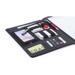 Porte-Documents Pratique Personnalisé - Bretux, Cadeau d'Entreprise Matières : polyester Couleurs : noir 2