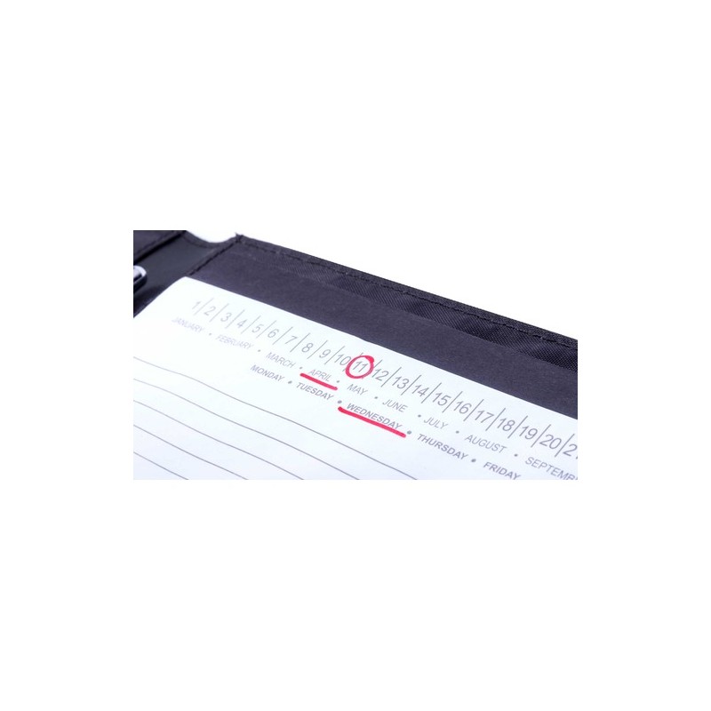 Porte-Documents Pratique Personnalisé - Bretux, Cadeau d'Entreprise Matières : polyester Couleurs : noir cadeau entreprise pas c