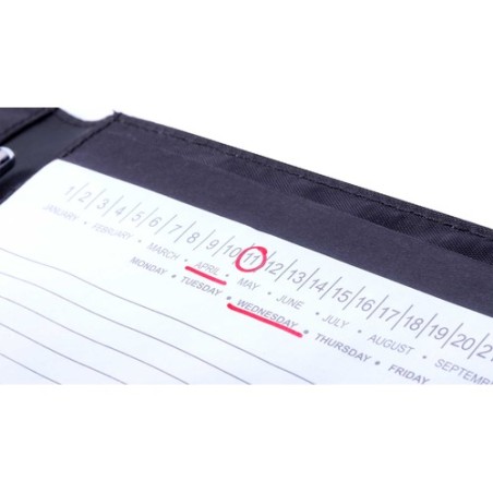 Porte-Documents Pratique Personnalisé - Bretux, Cadeau d'Entreprise Matières : polyester Couleurs : noir cadeau entreprise pas c