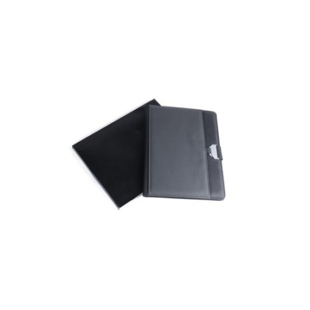 Porte-Documents Pratique Personnalisé - Bretux, Cadeau d'Entreprise Matières : polyester Couleurs : noir impression haute défini