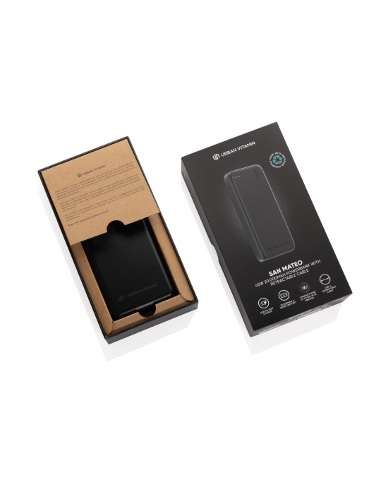 Batterie San Mateo Urban Vitamin 20 000 mAh 45 W personnalisable