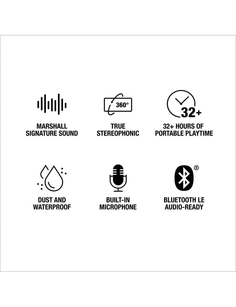 Enceinte Marshall Emberton III Bluetooth IP67 personnalisable