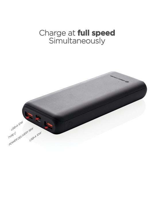 Batterie Pasadena Urban Vitamin 20 000 mAh PD 18 W personnalisable