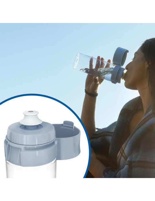 Gourde filtrante BRITA Vital 600 ml avec deux filtres personnalisable