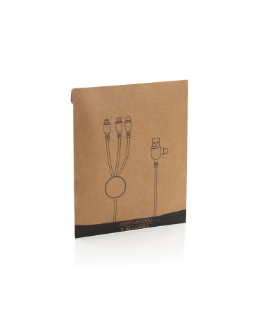Câble 6 en 1 lumineux personnalisable 2