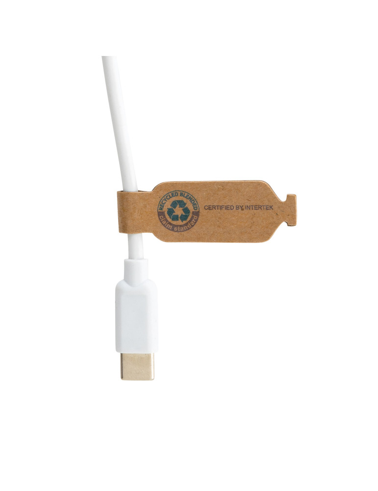 Câble Ontario 6-en-1 rond en plastique recyclé RCS personnalisable