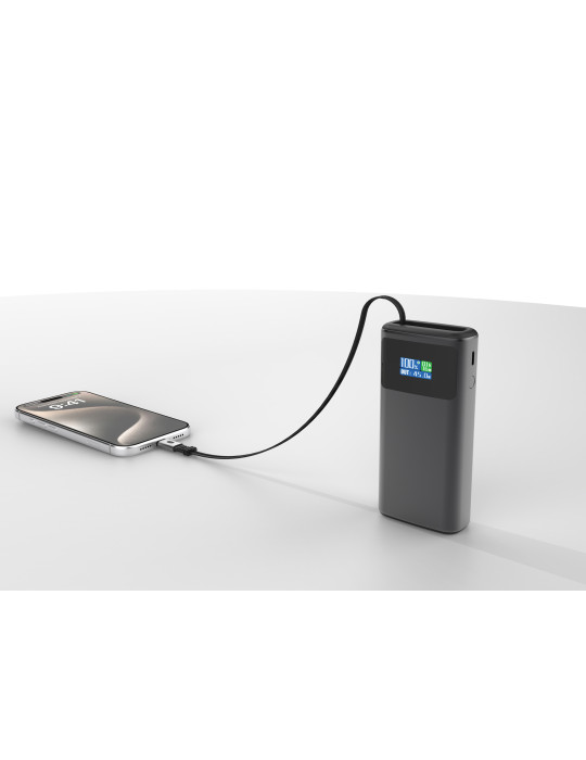 Batterie Quantum 10 000 mAh PD 45 W à écran personnalisable