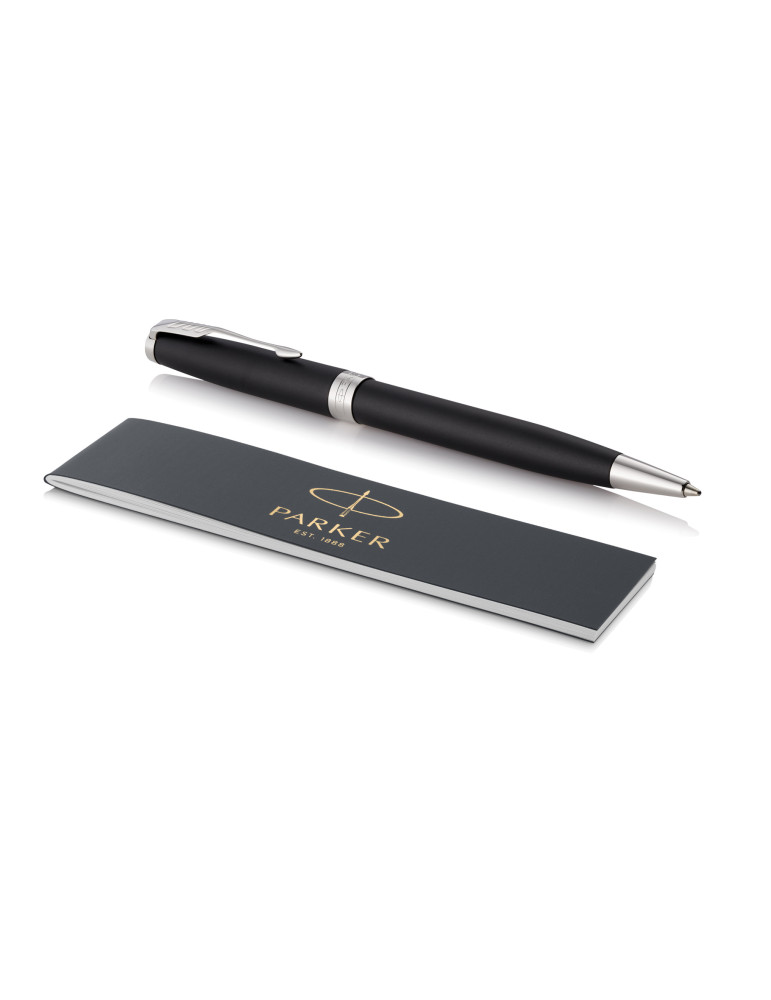 Stylo bille Parker Sonnet mat finition palladium personnalisable