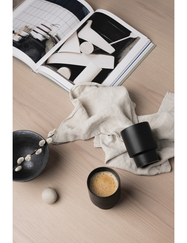 Mug empilable Vinga Nagano en argile recyclée RCS personnalisable