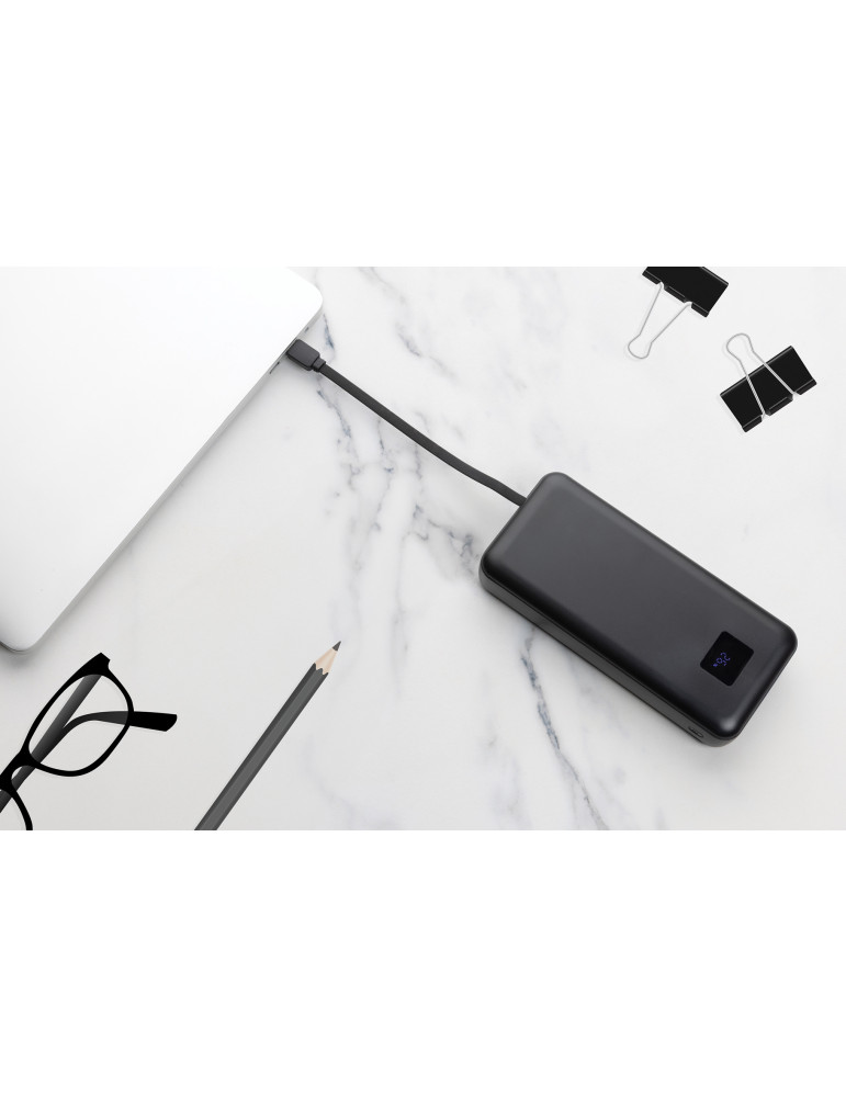 Batterie Gridley 20 000 mAh en ABS recyclé RCS personnalisable