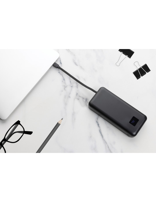 Batterie Gridley 20 000 mAh en ABS recyclé RCS personnalisable