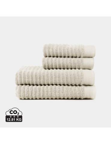 Quatre serviettes coton Vinga Landro 500 g/m² personnalisable