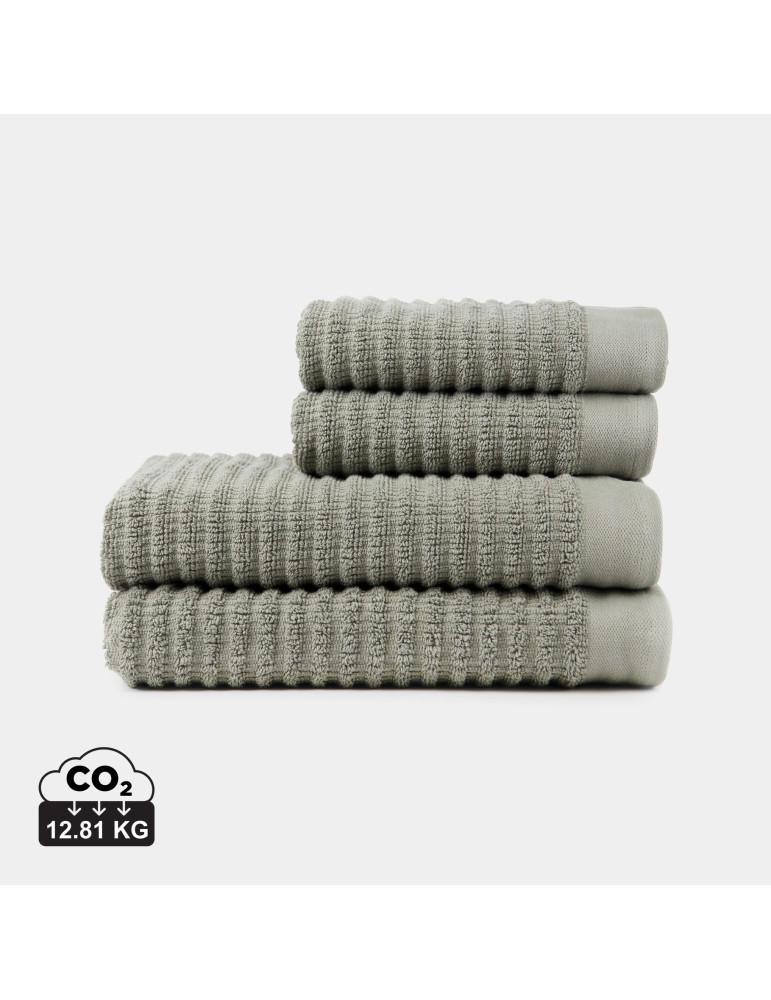 Quatre serviettes coton Vinga Landro 500 g/m² personnalisable