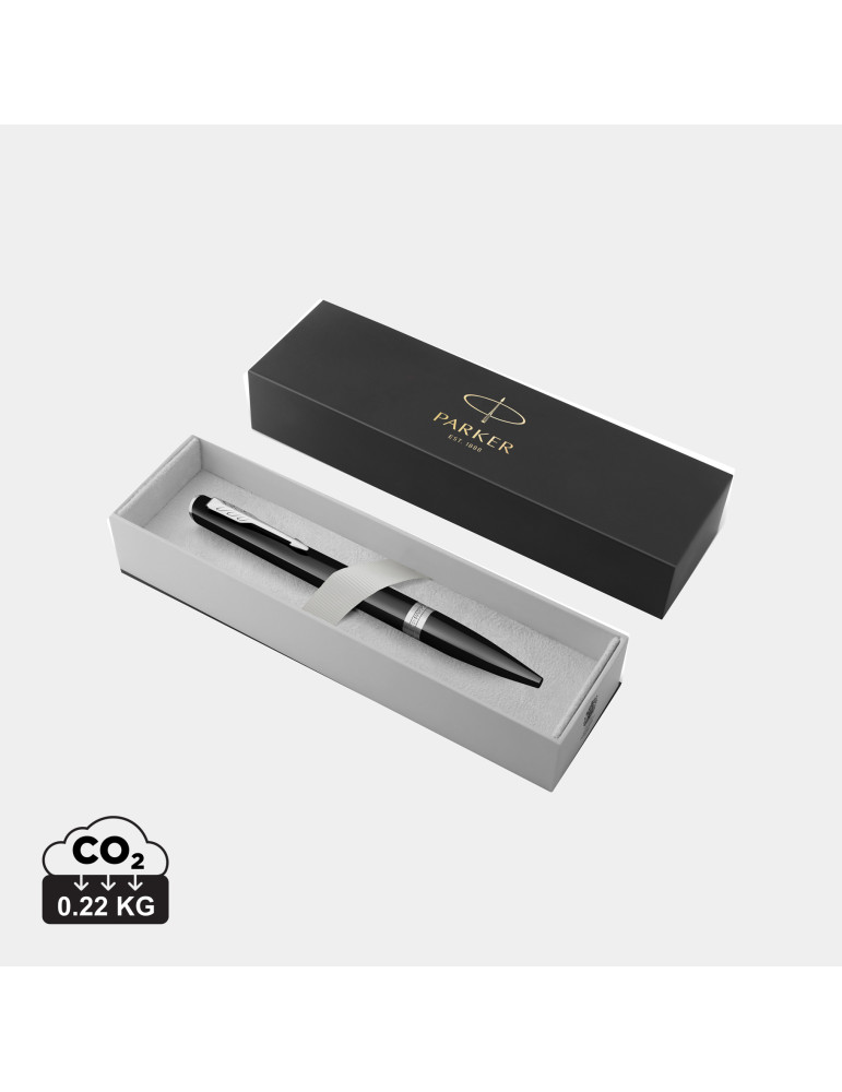 Stylo bille Parker Meridian Chrome à encre bleue personnalisable