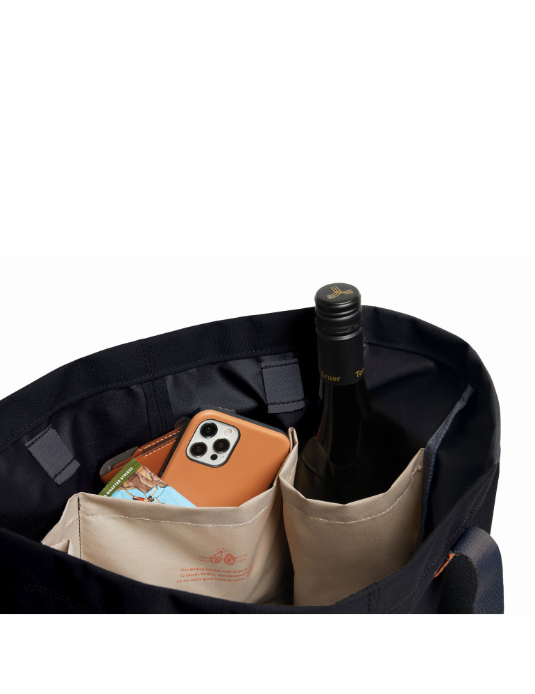 Tote bag Bellroy Market à porte-bouteilles personnalisable