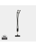 Bracelet téléphone avec câble 60W en rPET RCS LoopAmp personnalisable