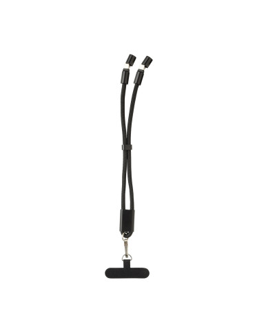Bracelet téléphone avec câble 60W en rPET RCS LoopAmp personnalisable 2