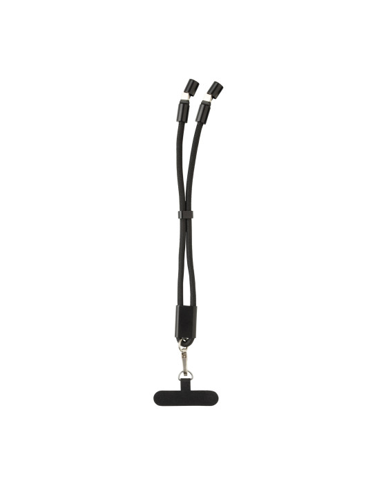 Bracelet téléphone avec câble 60W en rPET RCS LoopAmp personnalisable