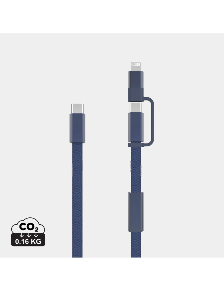 Câble de recharge rapide 60W 2-en-1 Arc RCS personnalisable