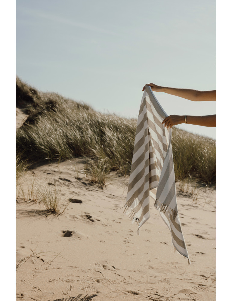 Serviette hammam Vinga Ornos 80 × 180 cm GRS personnalisable