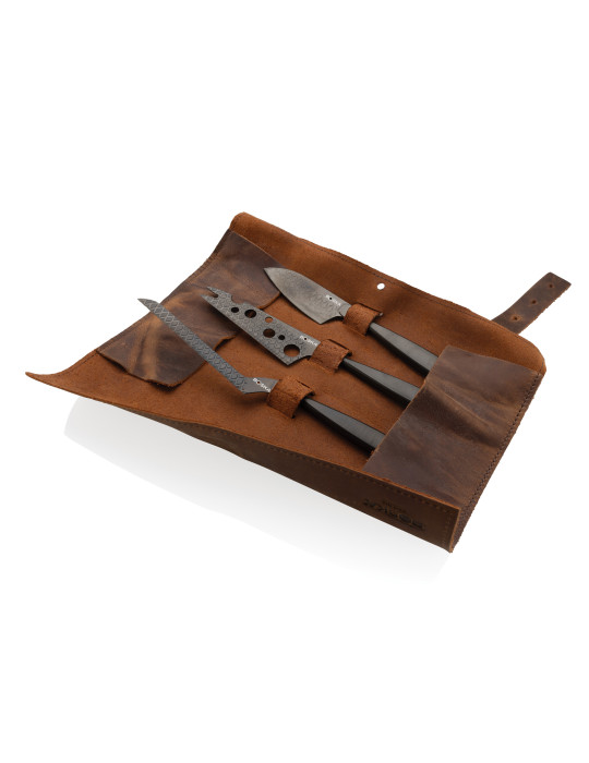 Coffret couteaux à fromage BOSKA Monaco+ Black personnalisable