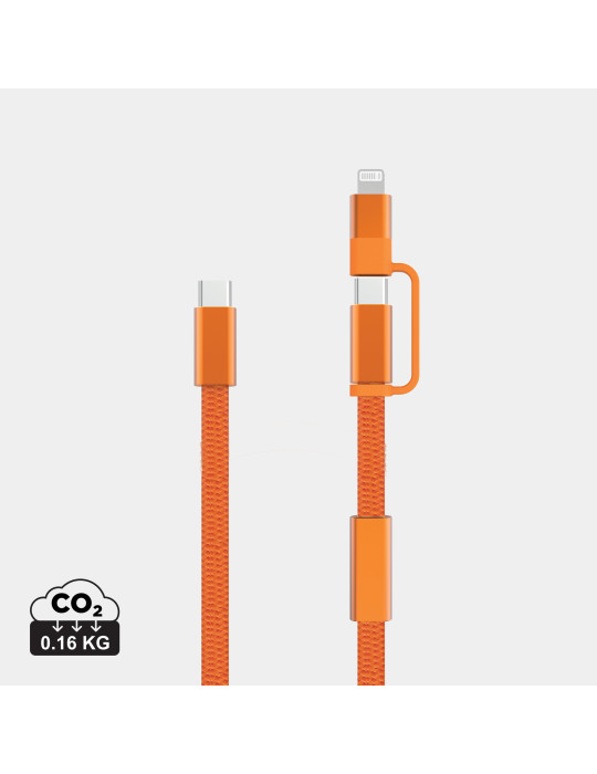 Câble de recharge rapide 60W 2-en-1 Arc RCS personnalisable
