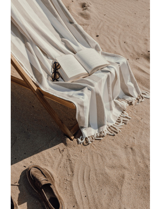 Serviette hammam Vinga Ornos 80 × 180 cm GRS personnalisable