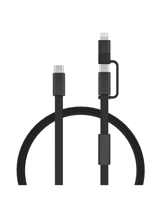 Câble de recharge rapide 60W 2-en-1 Arc RCS personnalisable
