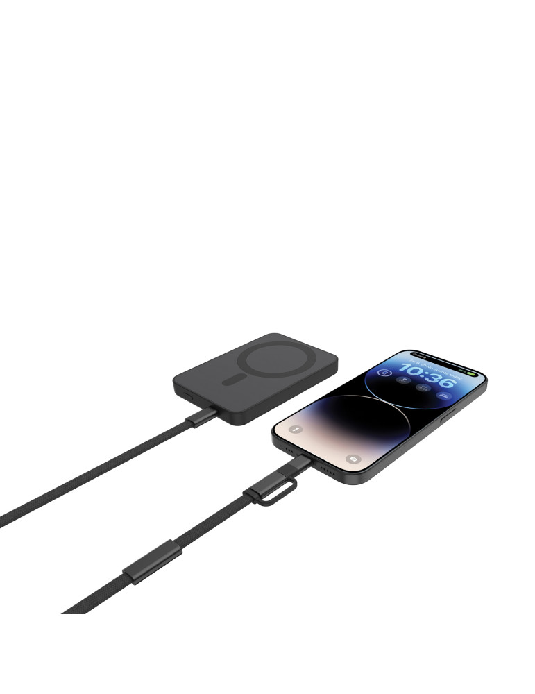 Câble de recharge rapide 60W 2-en-1 Arc RCS personnalisable