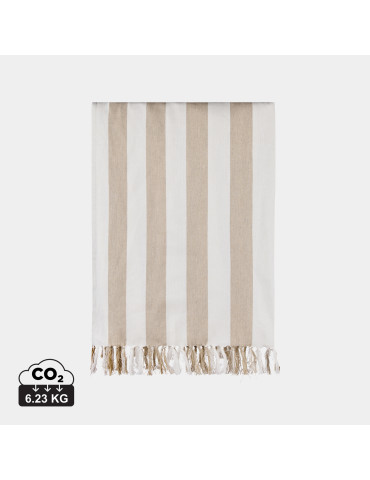 Serviette hammam XXL Vinga Ornos 180 × 180 cm GRS personnalisable