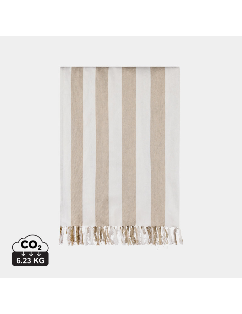 Serviette hammam XXL Vinga Ornos 180 × 180 cm GRS personnalisable