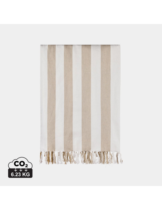 Serviette hammam XXL Vinga Ornos 180 × 180 cm GRS personnalisable