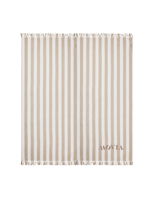 Serviette hammam XXL Vinga Ornos 180 × 180 cm GRS personnalisable