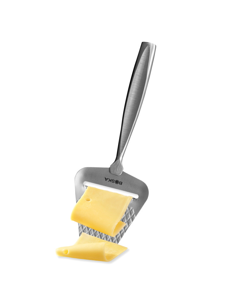 Trancheuse à fromage BOSKA Monaco+ en inox personnalisable