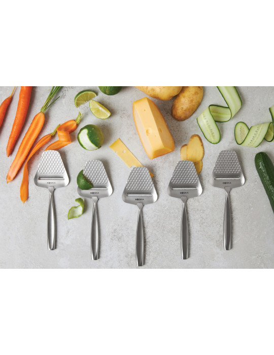 Trancheuse à fromage BOSKA Monaco+ en inox personnalisable