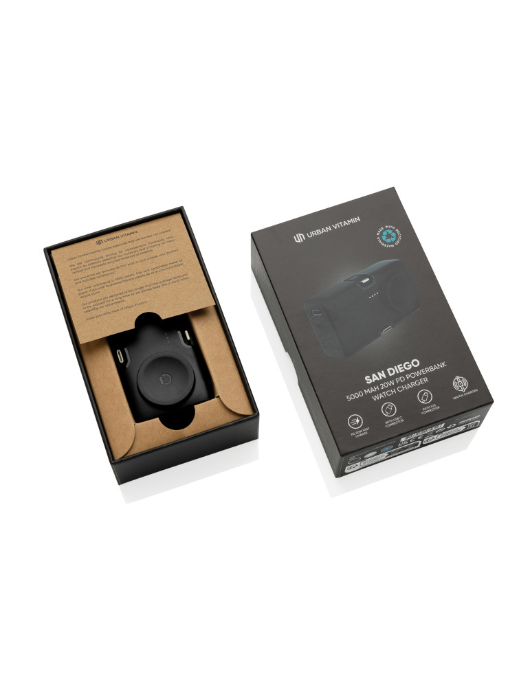 Batterie San Diego Urban Vitamin 5 000 mAh 20 W personnalisable