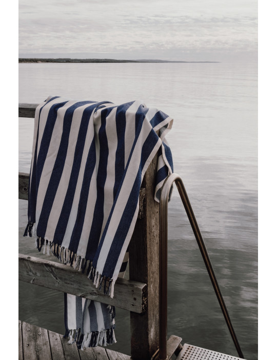 Serviette hammam XXL Vinga Ornos 180 × 180 cm GRS personnalisable