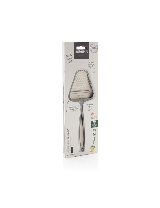 Trancheuse à fromage BOSKA Monaco+ en inox personnalisable
