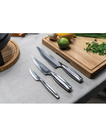 Set de trois couteaux de cuisine BOSKA Monaco+ personnalisable 2