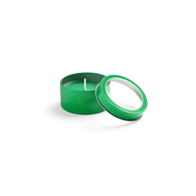 Bougie Aromatique Personnalisée Décorative Sioko Matières : métal Couleurs : vert cadeau entreprise pas cher