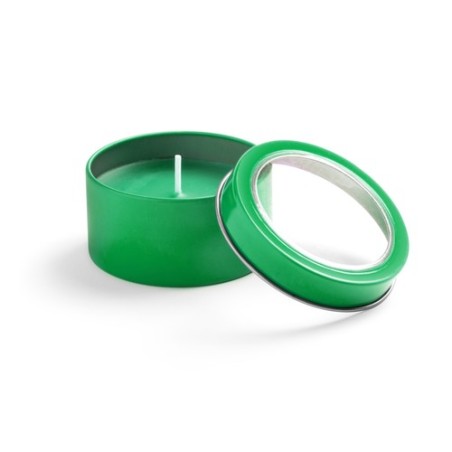 Bougie Aromatique Personnalisée Décorative Sioko Matières : métal Couleurs : vert cadeau entreprise pas cher