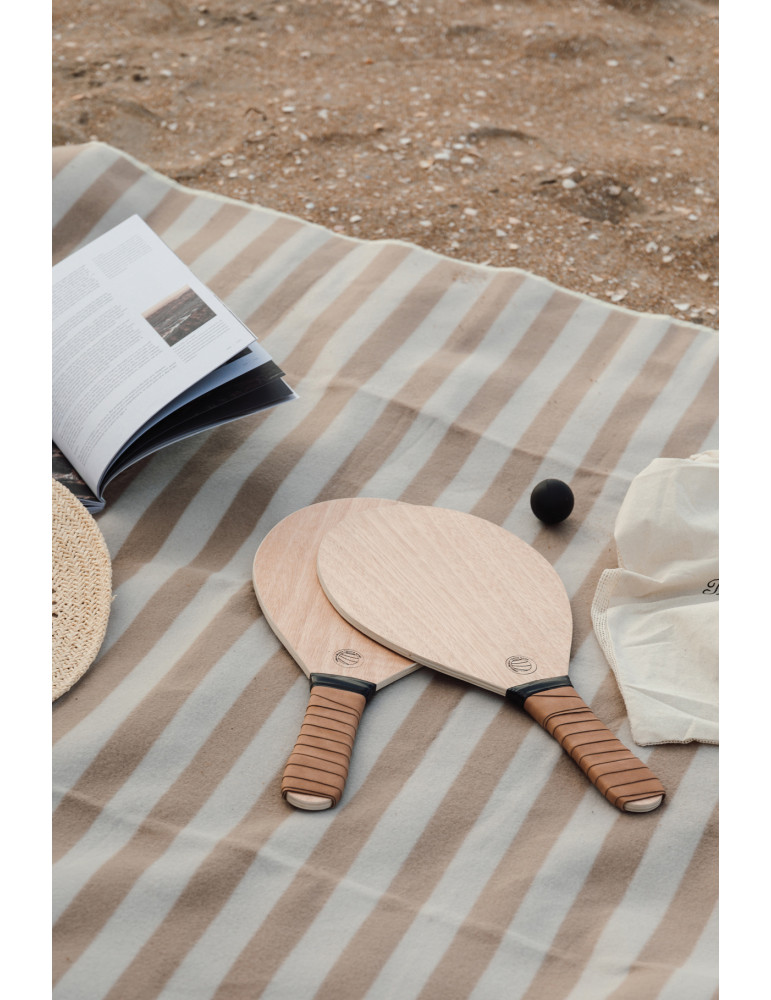 Jeu de raquettes de plage Vinga Colos avec sac personnalisable