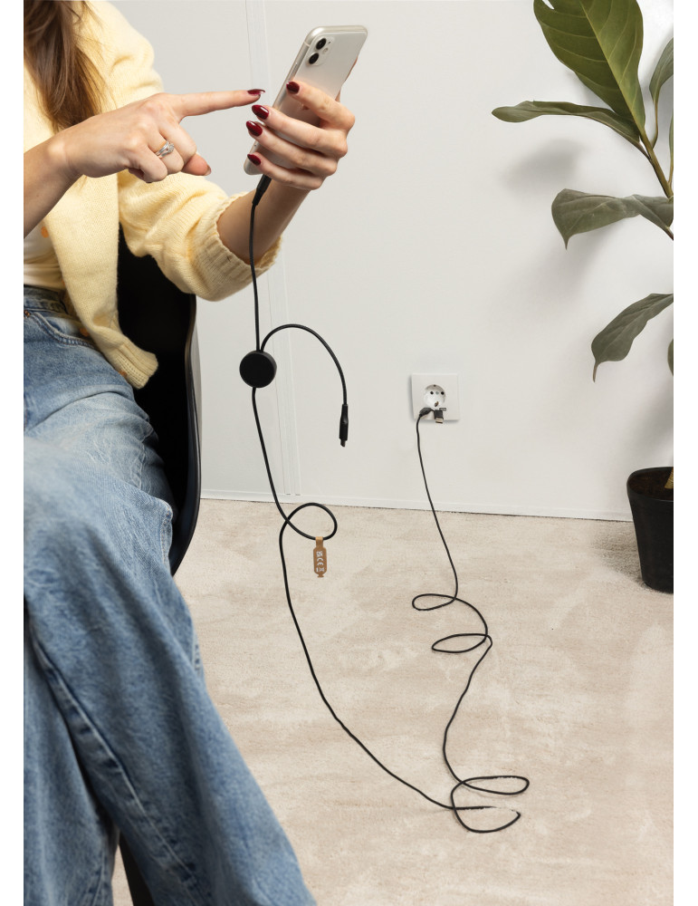 Câble 4 en 1 de 3 mètres en PET RCS Terra personnalisable